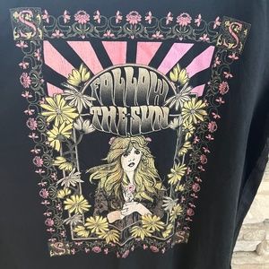 NWT Spell & The Gypsy Collective Follow the Sun tee Stevie Nicks Medium Rare